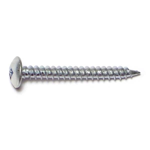 Midwest Fastener Sheet Metal Screw, #8 x 1-1/2 in, Zinc Plated Steel Truss Head Square Drive, 25 PK 30813 - main